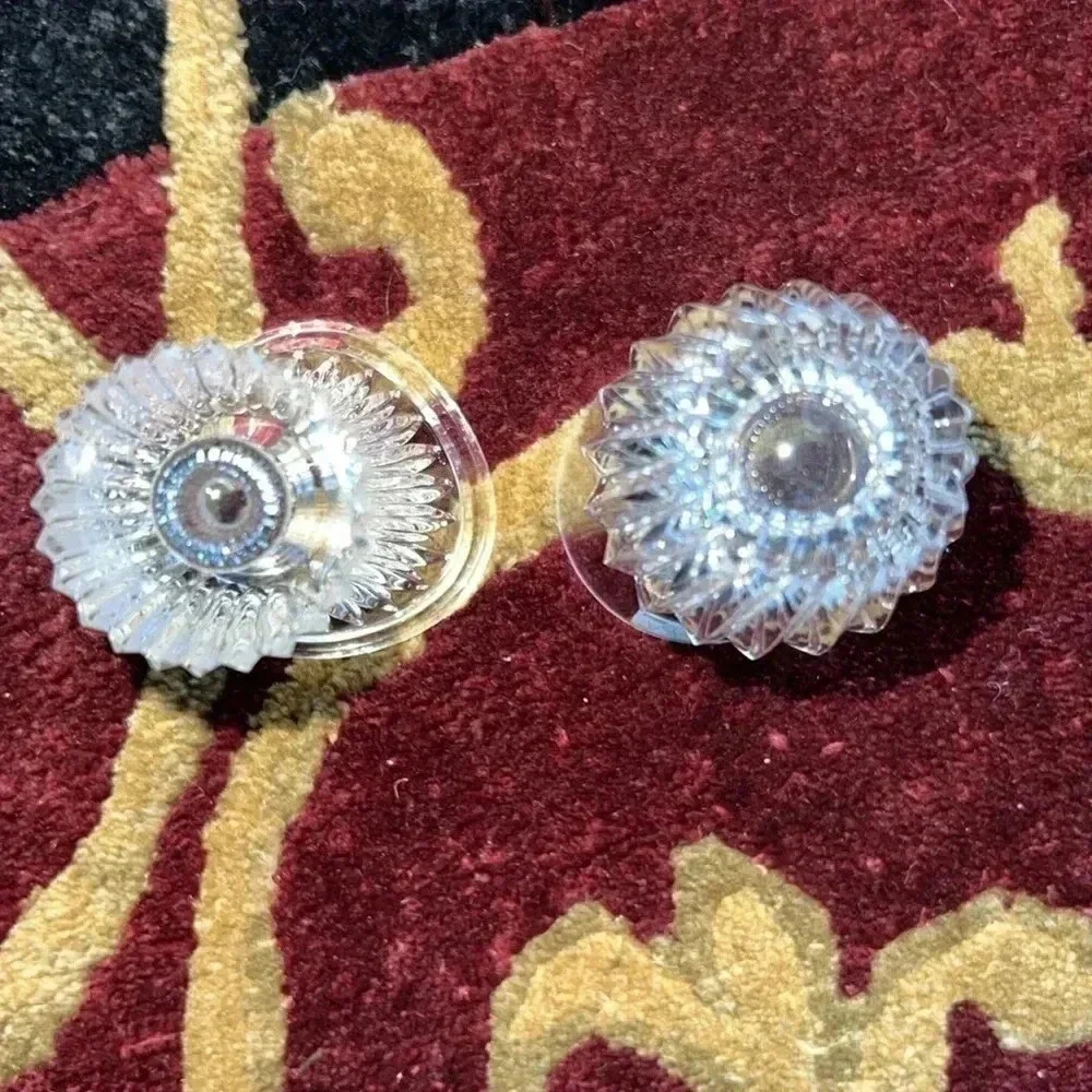 MIKASA CRYSTAL 2 Mini Bud Flower Vases Set of Two